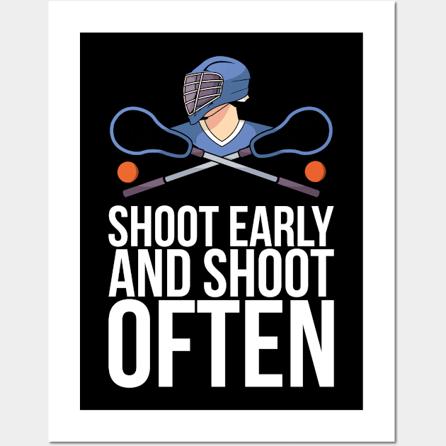 Shoot Early And Shoot Often Wall Art by positivedesigners